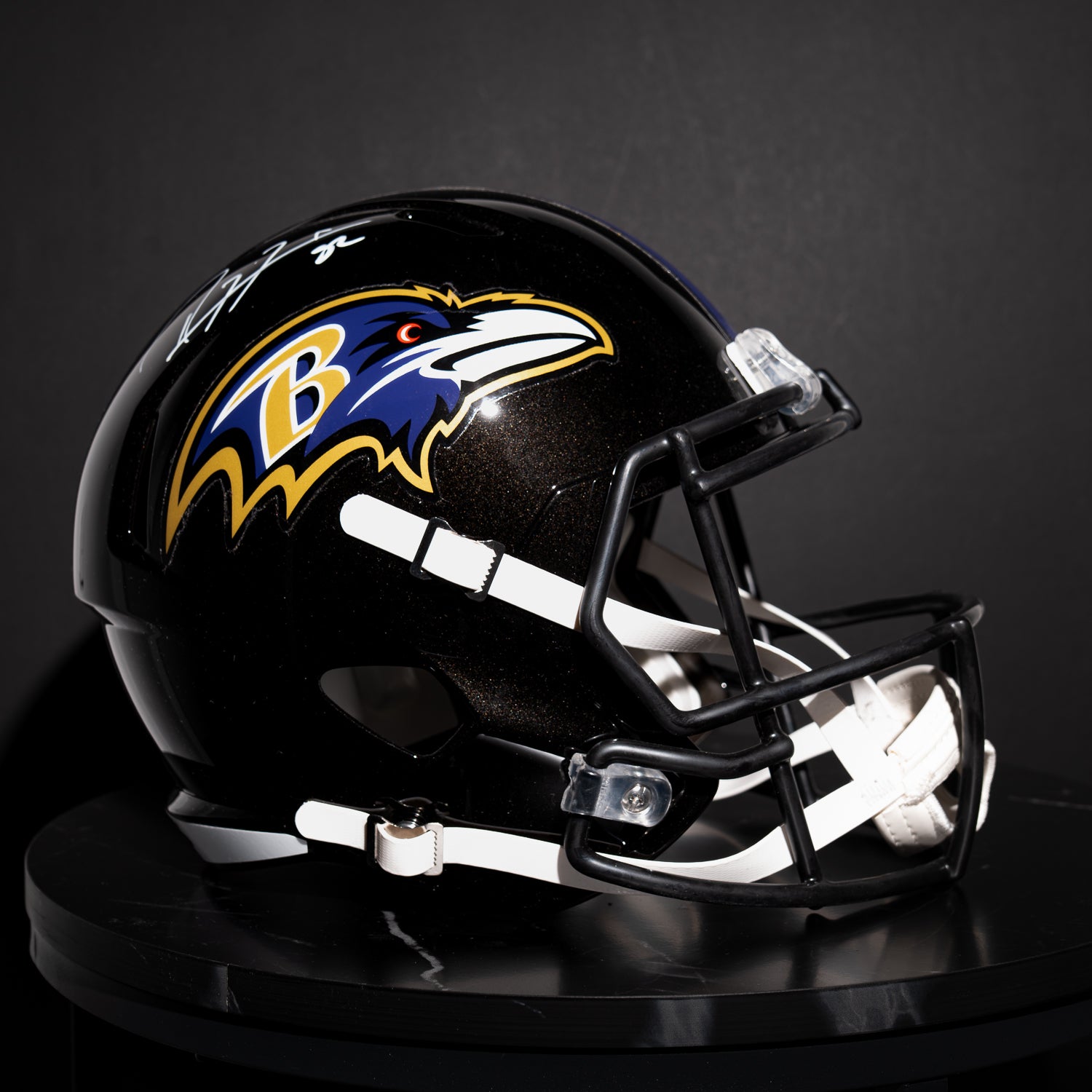 Casco Speed Réplica Firmado Ray Lewis- Baltimore Ravens